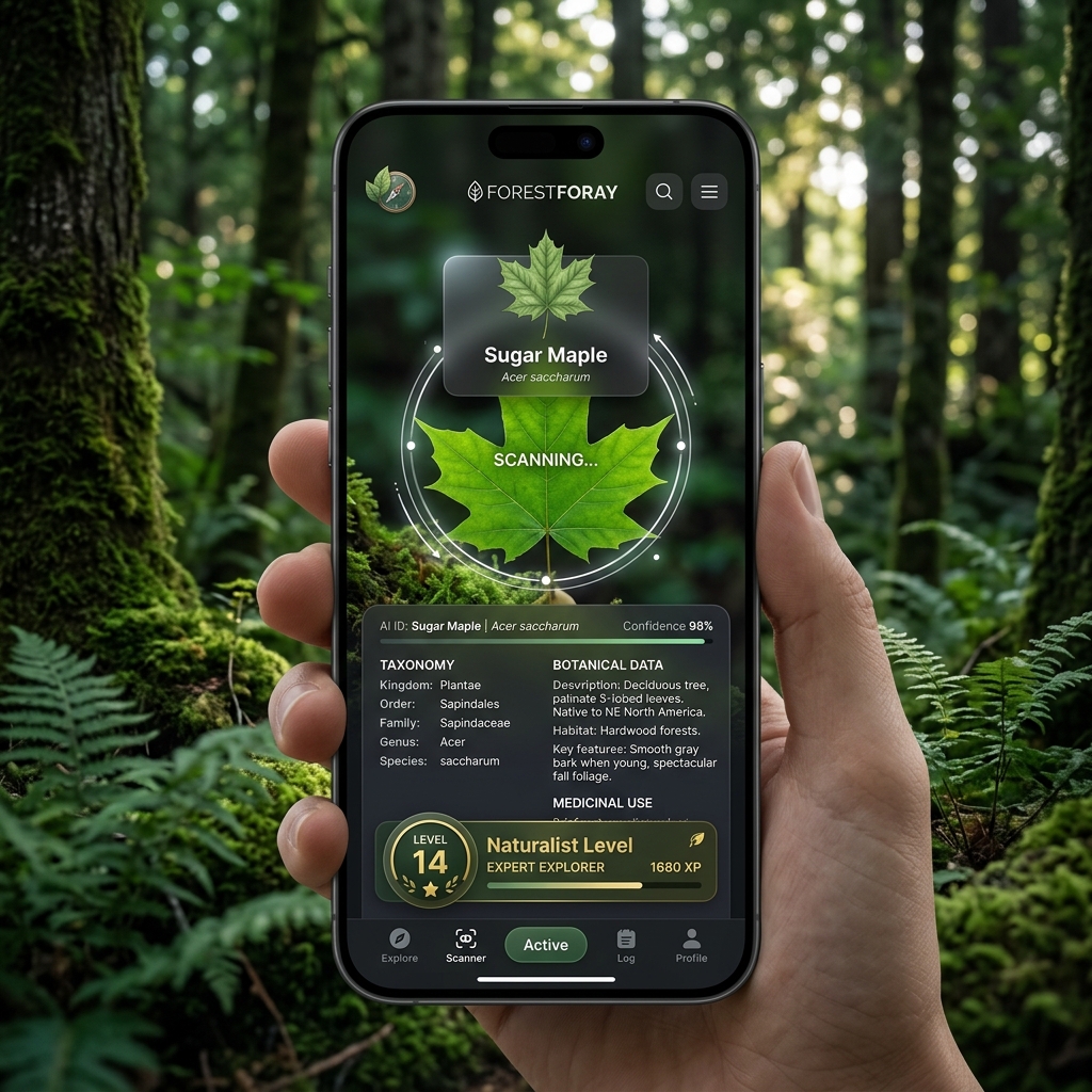 ForestForay App Mockup